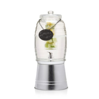 Beehive Glass Beverage Dispenser