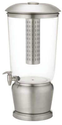 Stainless Steel and Glass Beverage Dispenser