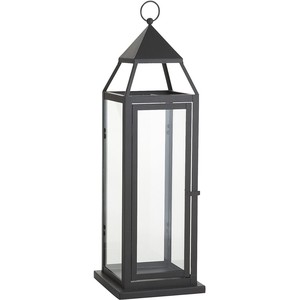 Contemporary Metal Lantern - 24in