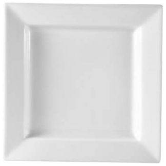 Square China Plate - 10-1/2in (Rack of 20)