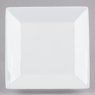 Square China Plate - 7in (Rack of 20)