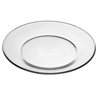Crisa Moderno Glass Plate - 7in  (Rack of 22)