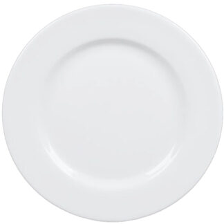 Round China Plate - 10in (Rack of 20)