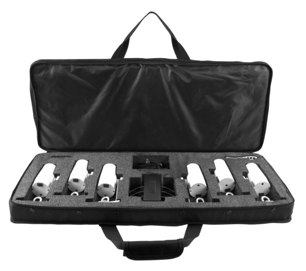 Six (6) Wireless Battery Powered Pin Spots w/Charger
