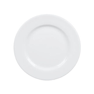 Round China Plate - 6-1/2in (Rack of 20)