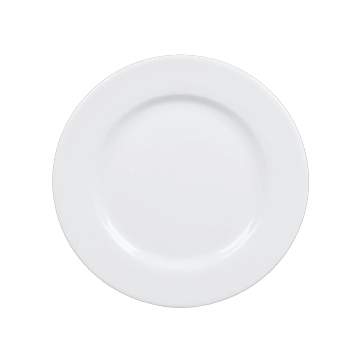 Round China Plate - 6-1/2in (Rack of 20)