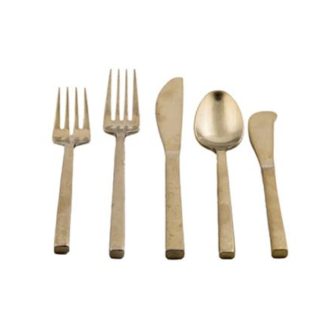 Gold Brushed Dinner Fork (packs of 10)
