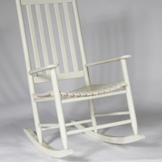 White Wooden Rocking Chair